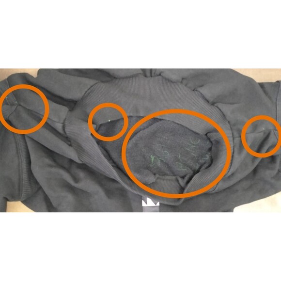 Free People Snow Flow Hoodie sweatshirt Top Printed Stripe Ribbed XS NEW 274837 - Picture 12 of 12